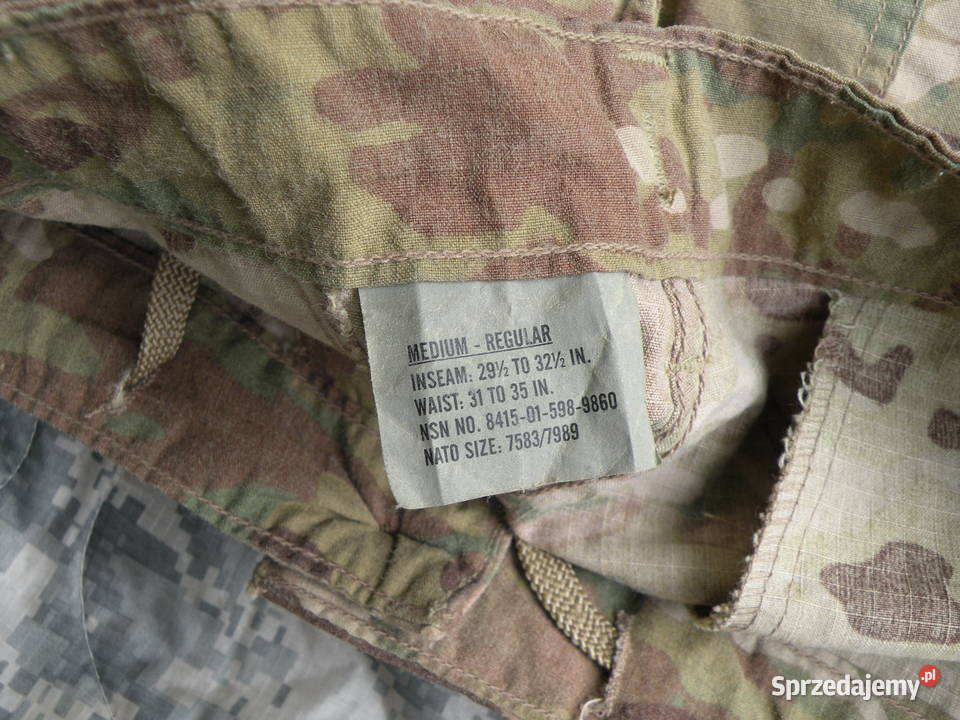 Spodnie FRACU multicam medium regular 2 Militaria Wrocław sprzedam