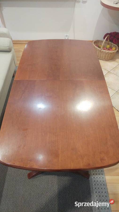 ława lite drewno rozkładana nowa 65x165 Czarnożyły