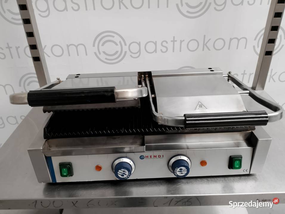 Kontakt grill kontaktowy ryflowany podwójny