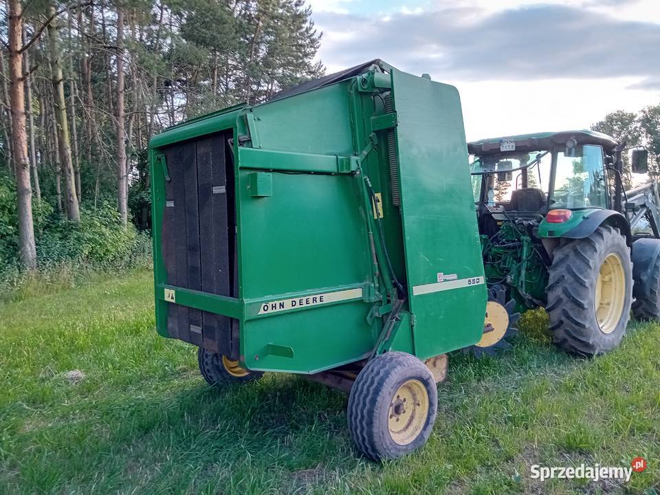 Prasa John Deere 550 sprawna Prasy i owijarki