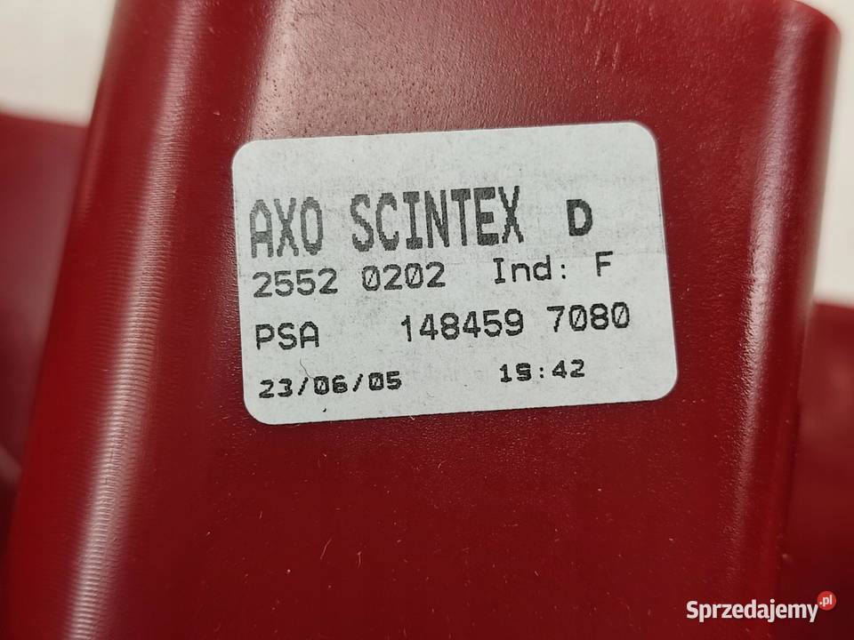 LAMPA PRAWY TYŁ CITROEN C8 II 2002 ORYGINALNA