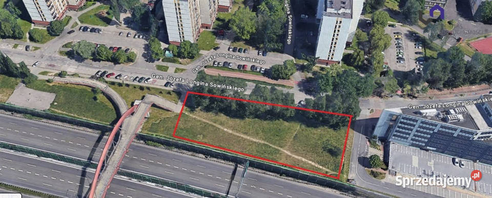 Ogłoszenie grunt Katowice Sowińskiego 2800m2