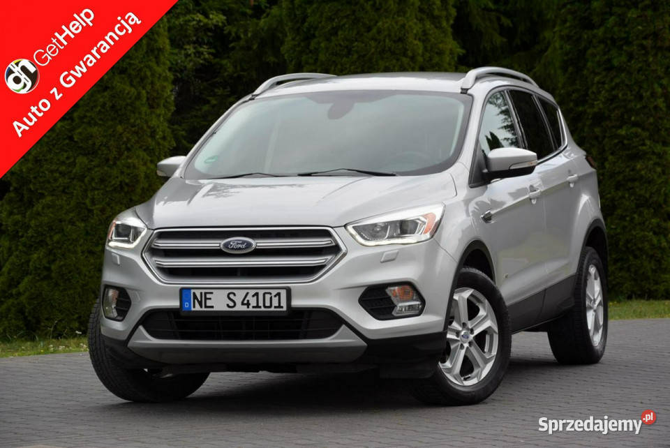 Ford Kuga Titanium 4WD półSkóry Ledy Navi 140858km Ostrów Mazowiecka