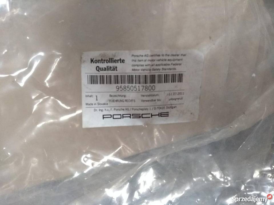PORSCHE CAYENNE 958 ślizg zderzaka prawy przód Pilzno