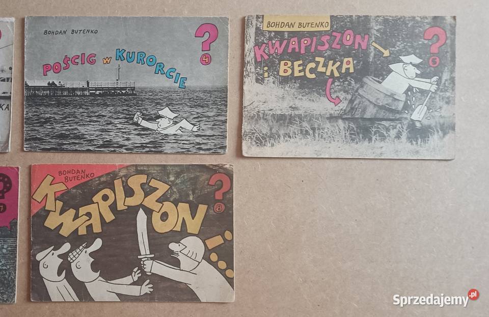 Stary komiks Kwapiszon Butenko siedem numerów