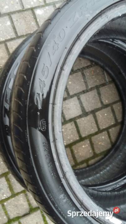 sprzedam opony pirelli p zeroo 24540zr 19 94 y osobowe Knurów sprzedam