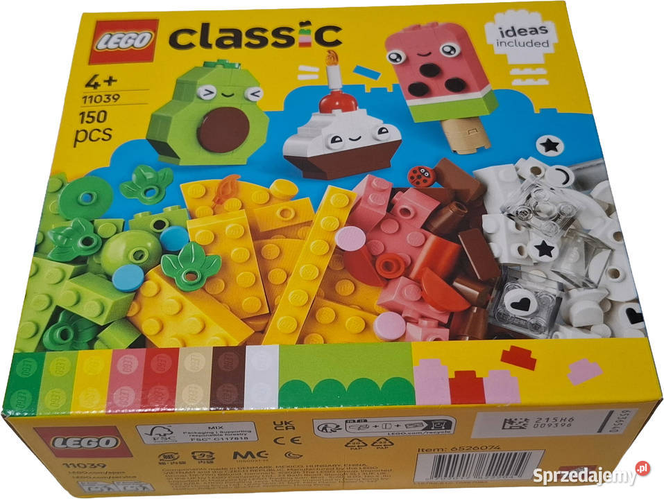 Klocki Lego Classic Kreatywne smakołyki 11039 4 lata+ Czeladź