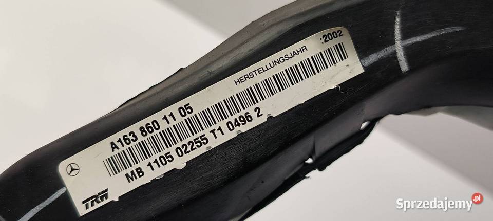 KURTYNA LEWA MERCEDES ML W163 A1638601105 sprzedam