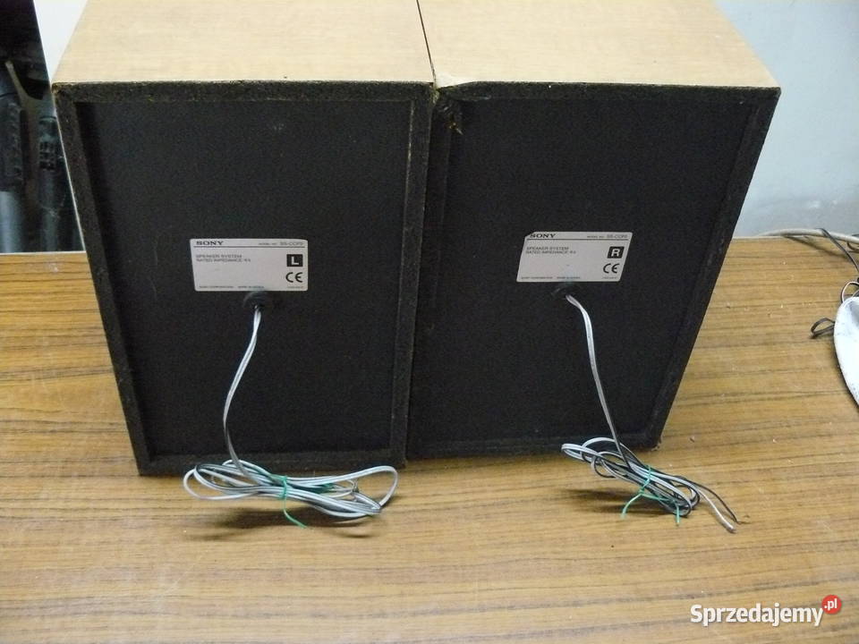 Kolumny głośniki Sony 2 para 6 ohm wymiary Nowa Sól