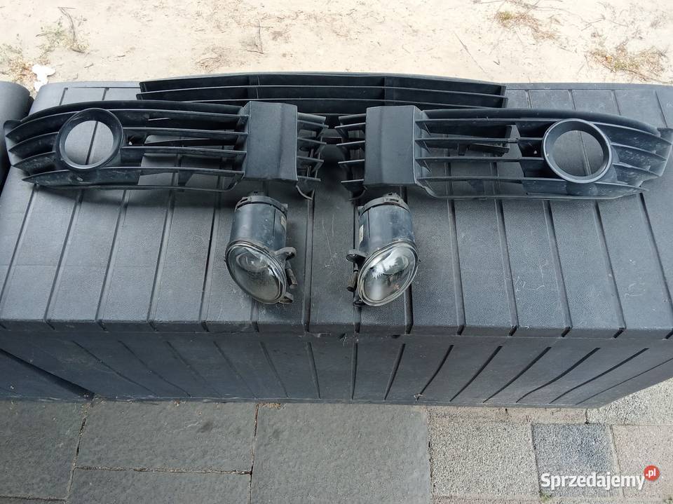 VW Passat B5 fl komplet halogenów z kratkami dolnośląskie Kamieniec Wrocławski