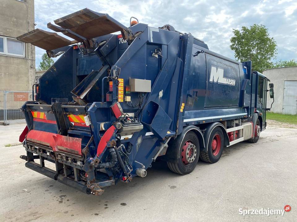 Mercedes Econic śmieciarka 2 KOMORY JOAB 20m3 Nowiny