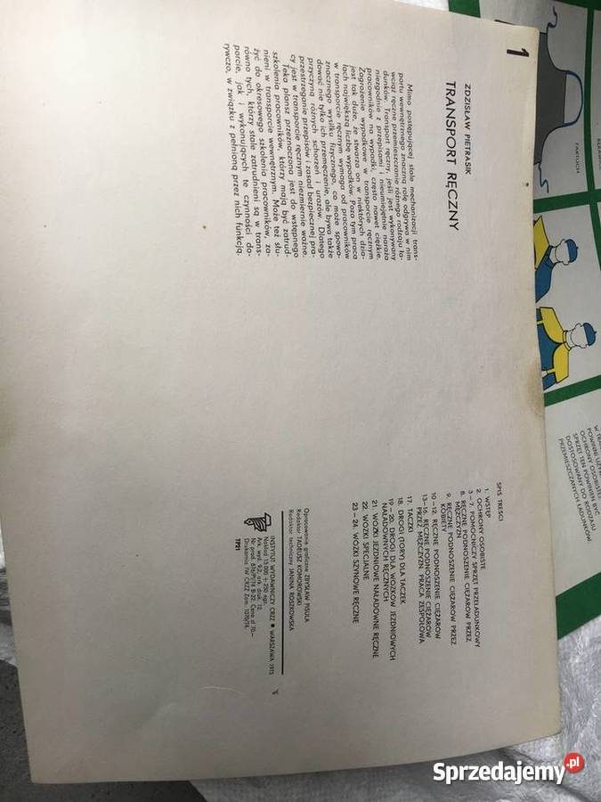 Transport Ręczny Zdzisław Witman Unikatowa