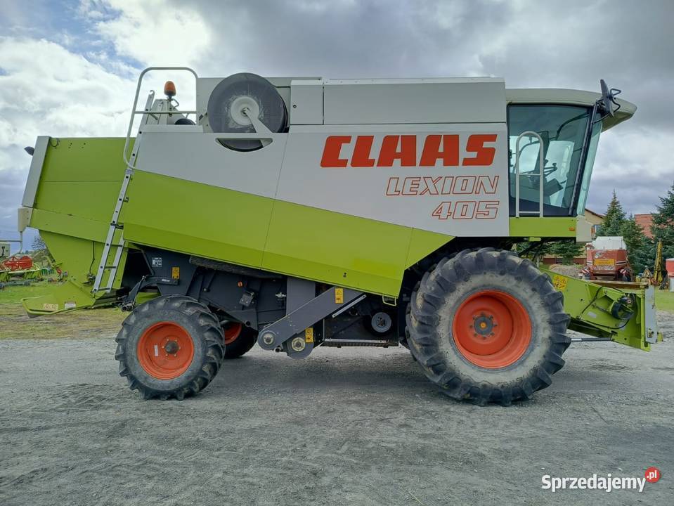 Claas Lexion 405 99 r Heder C450 z Sprowadzony Kabina pomorskie Czersk
