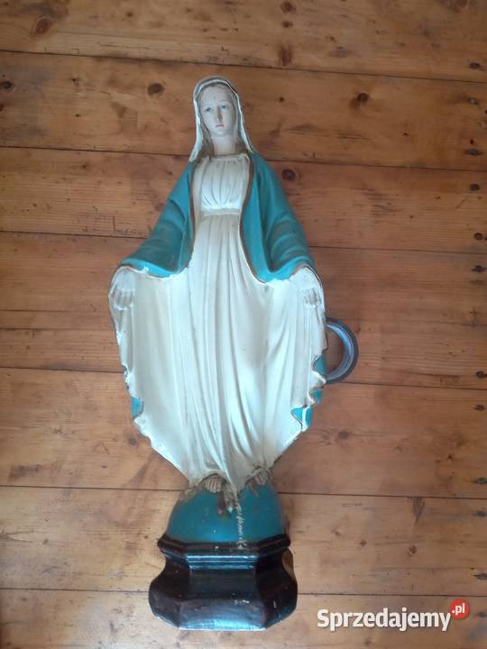 Stara figura gips 70 Gdów