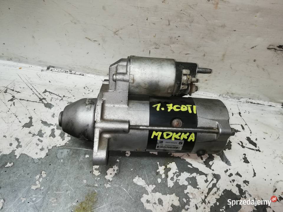 Rozrusznik Opel Mokka 17 CDTI 55578420 Układ paliwowy Suchedniów sprzedam