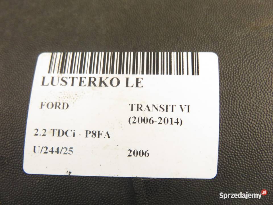 LUSTERKO LEWE FORD TRANSIT MK6 5 PIN