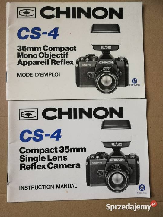 Instrukcja do lustrzanki analogowej CHINON CS4 Konin