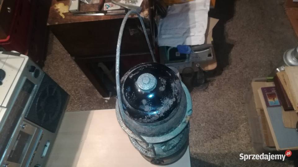 Stara lampa naftowa szturmowa ciśnieniowa Hasag Oświetlenie Łódź sprzedam