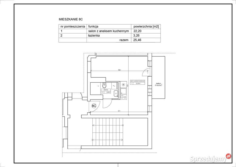 Wyremontowana słoneczna kawalerka z balkonem w pomorskie Słupsk