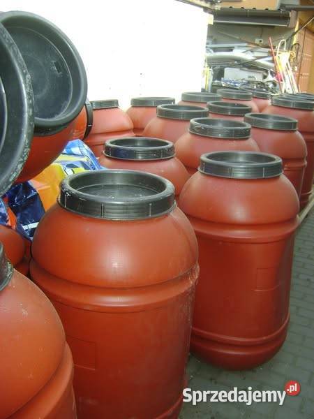 Sprzedam beczki plastikowe 200l NA POMOSTY na podlaskie Białystok