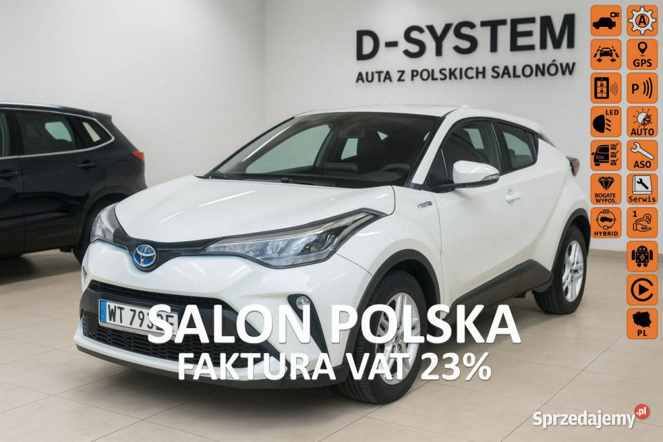 Toyota CHR CHR 21r Salon Polska HYBRID Gwarancja asystent pasa ruchu Białystok