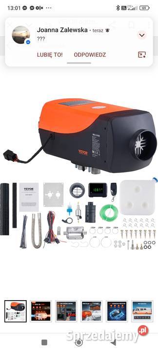 Ogrzewania postojowe Webasto eber chińskie kujawsko-pomorskie sprzedam