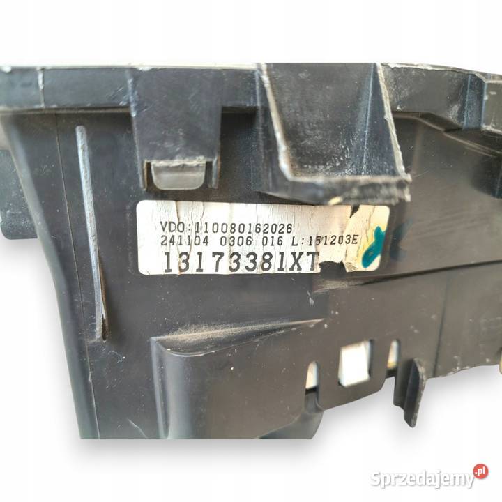 LICZNIK ZEGARY 13173381 XT Opel Meriva A 17 CDTI osobowe Chełm