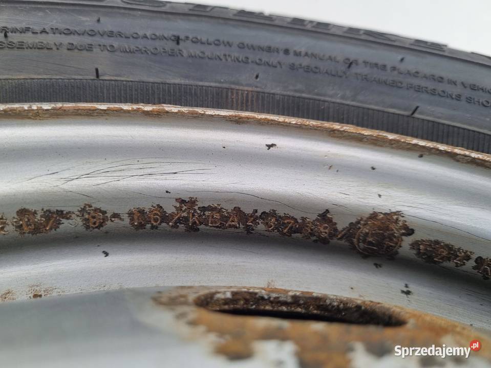 KOŁO ZAPASOWE Zapas felga 20565 R16C 5x115 ET50 Średnica 16" Rudka