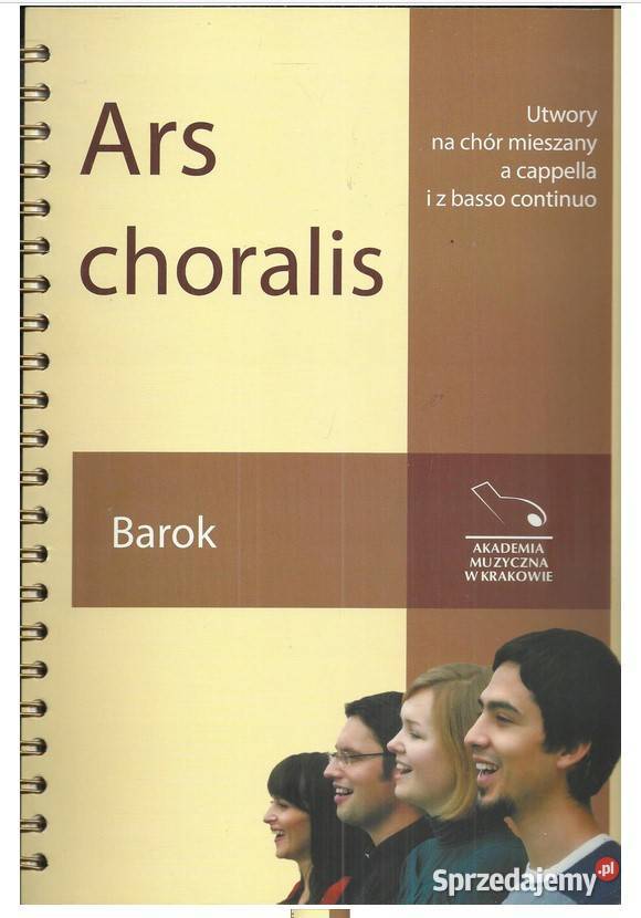 Ars choralis Barok Materiały dyrygentów i sztuka, kultura i etnologia Łódź