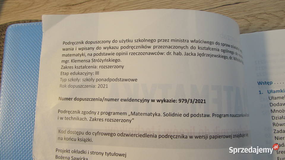 Podręcznik Matematyka 3 do liceum i technikum miękka Kraków