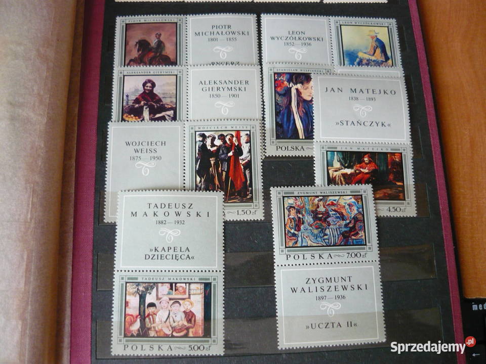 Znaczki malarstwo Polskie śląskie Myszków