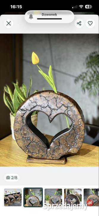 Drewniany Plaster orzech włoski z sercem Rybnik sprzedam