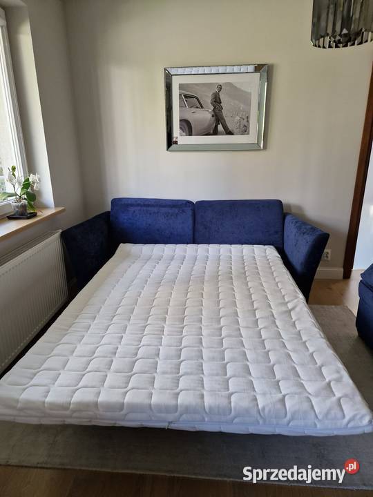 Sofa z funkcją spania z pufem firmy MTI 90cm Gdynia