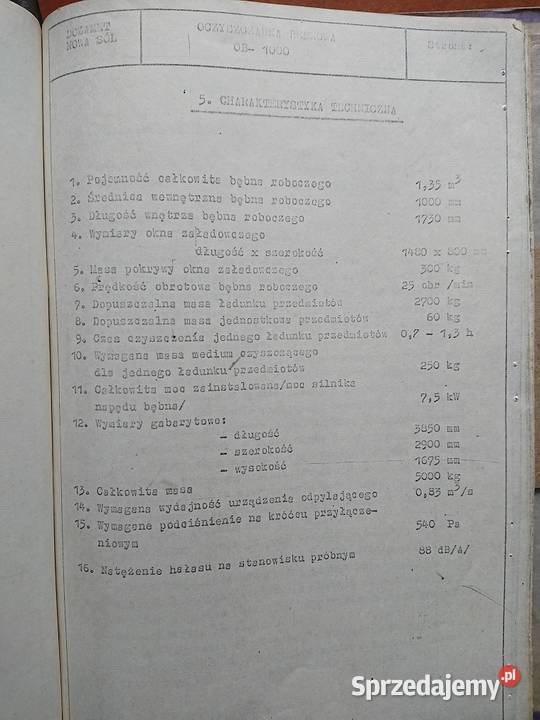 Oczyszczarka bębnowa OB 1000 Mykanów sprzedam