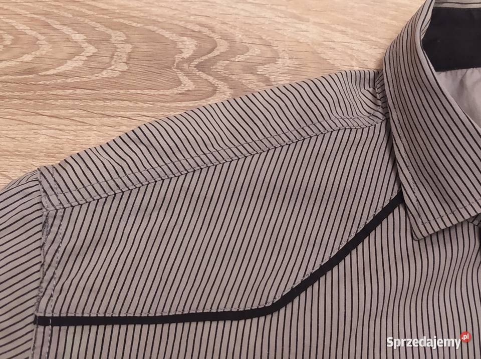 Koszula męska GIESTO krótki rękaw Odzież wyjściowa Hajnówka