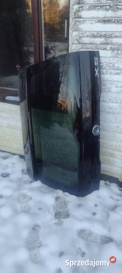bmw x5 klapa tył górna czarnaokazja