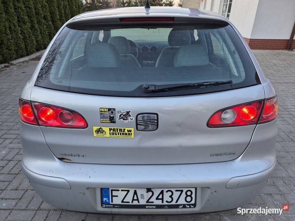 SEAT IBIZA 6L 1200 BENZYNA 5DRZWIOWY wspomaganie kierownicy Głogów sprzedam