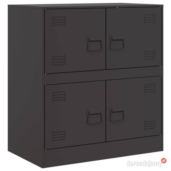 Szafka boczna czarna 67x39x73 stal WM841649 mazowieckie