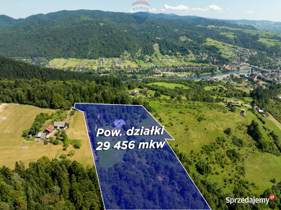 Działka inwestycyjna Krościenko Dunajcem Sprzedaż małopolskie Krościenko nad Dunajcem