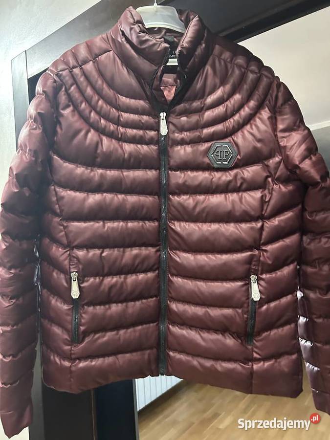 Kurtka męska Philipp Plein L bordowa Nowa Radom