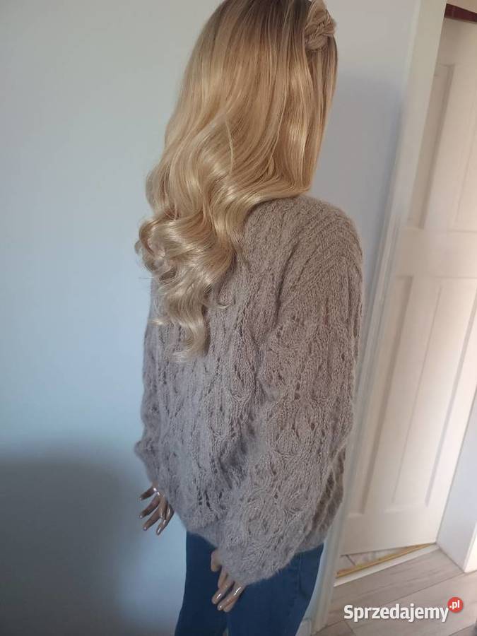 Swetr ręcznie robiony na drutach Wkładane przez głowę  Ostrów Wielkopolski