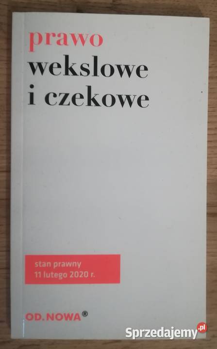 Zestaw 3 książki Prawo wekslowe i czekowe Głogów sprzedam