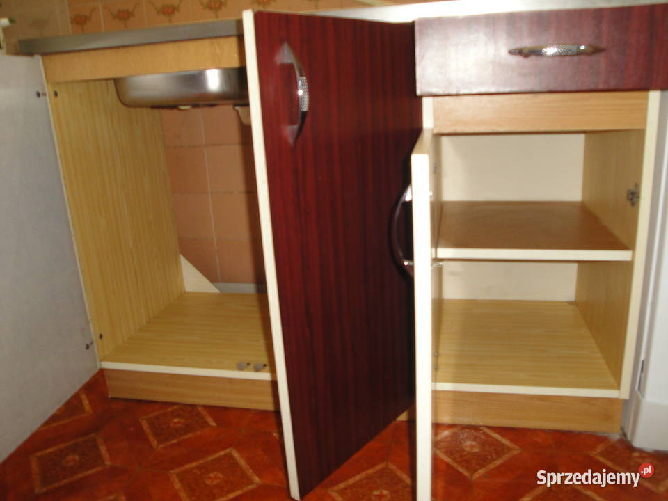 zlewozmywak dwukomorowy z ociekaczem z szafką 120cm Kraków sprzedam