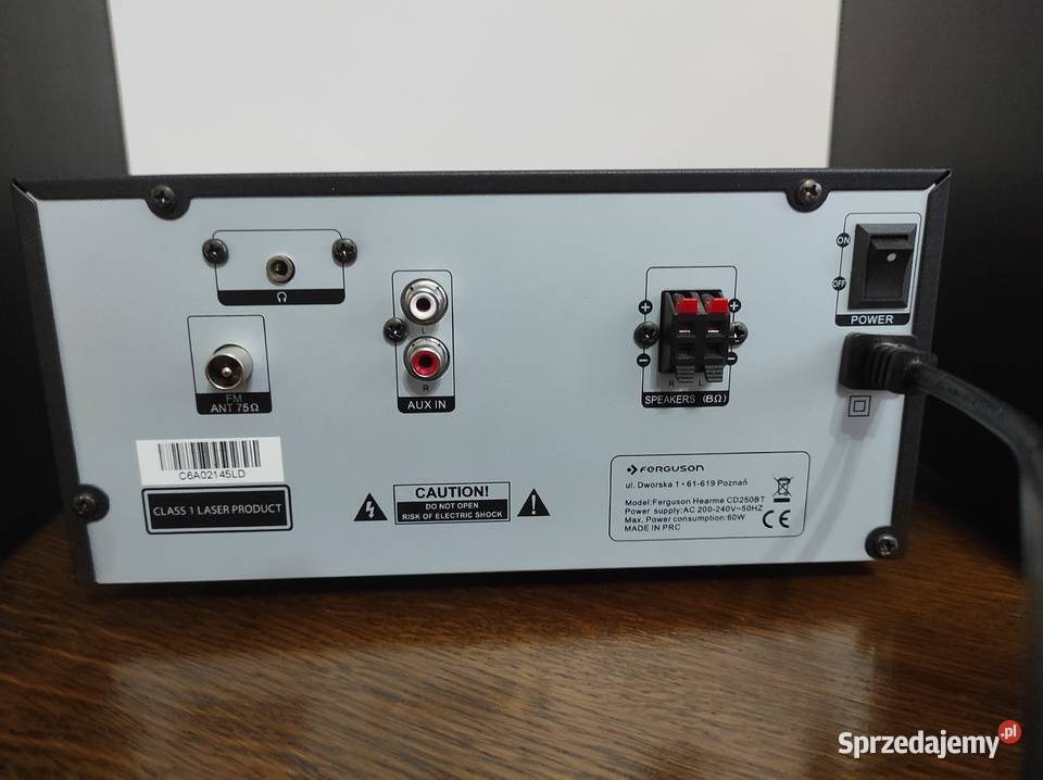 Wieża Ferguson HearMe CD250BT Kielce sprzedam