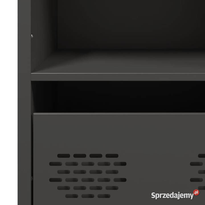 Szafka czarna 1015x39x1035 stal WM851388 Warszawa sprzedam