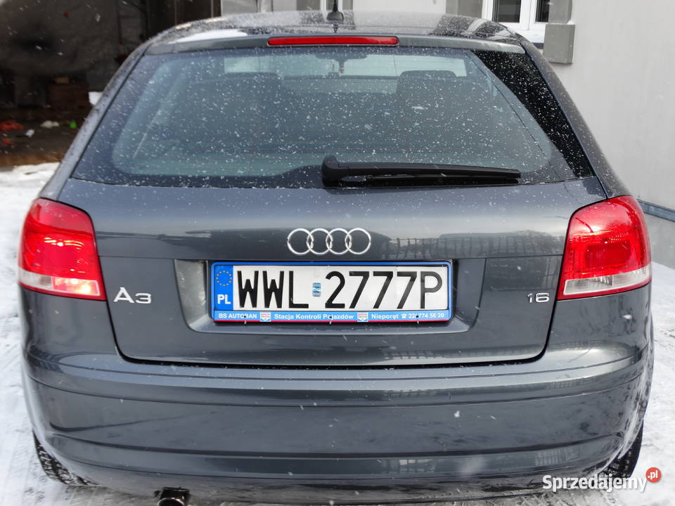 Audi A3 8P 16 Benzyna 102 FV VAT 2x Alufelgi nieuszkodzony Piaski