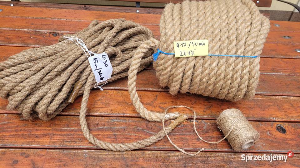 Naturalna LINA JUTOWA 10MM100m sznurek jutowy Pozostałe