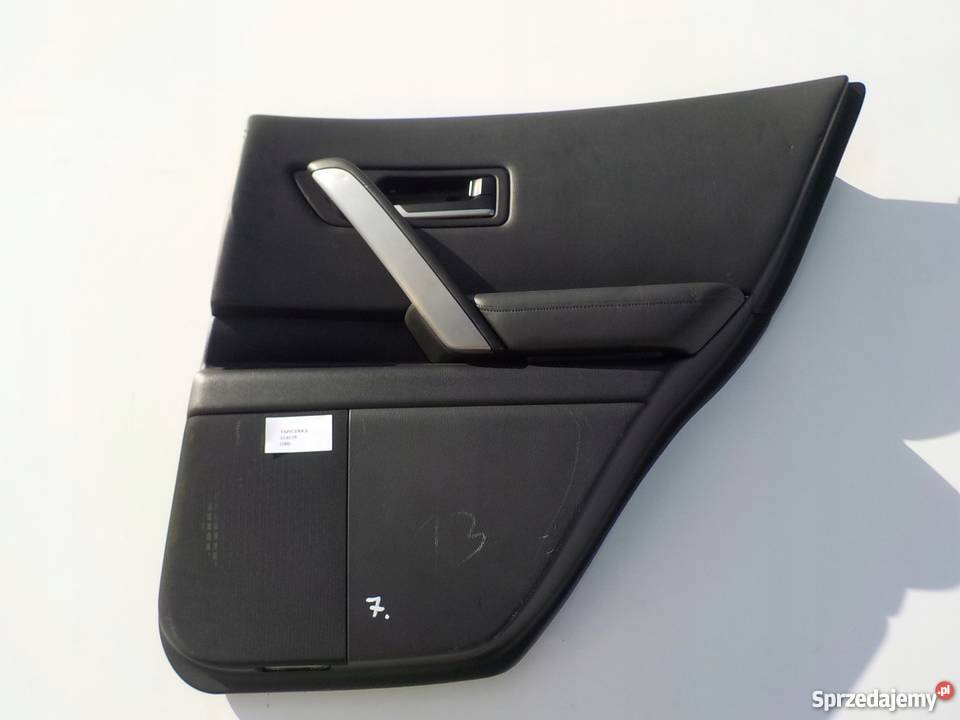 TAPICERKA BOCZEK DRZWI PRAWY TYŁ INFINITI FX3545 Wyposażenie wnętrza Nowy Tomyśl