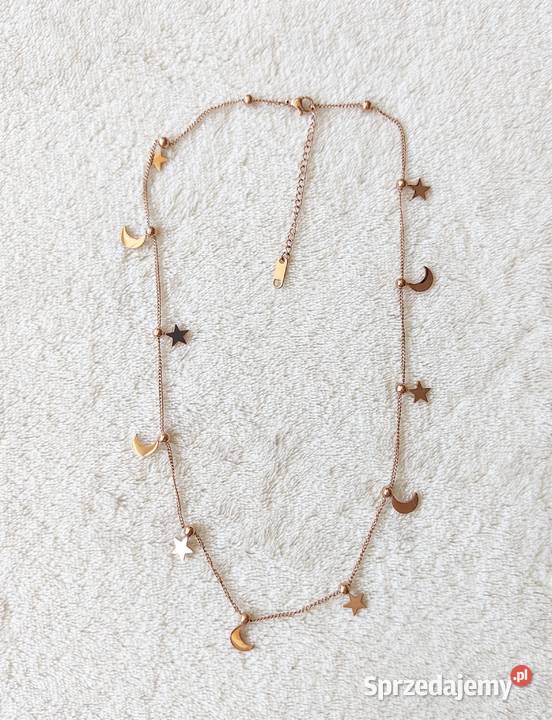 Nowy naszyjnik gwiazdy księżyce gwiazdki Pozostałe Szczecin