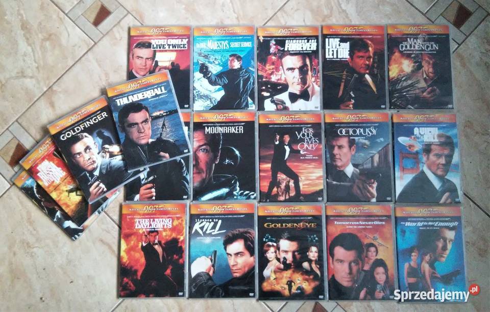 James Bond kolekcja 20 płyt DVD Koszalin sprzedam